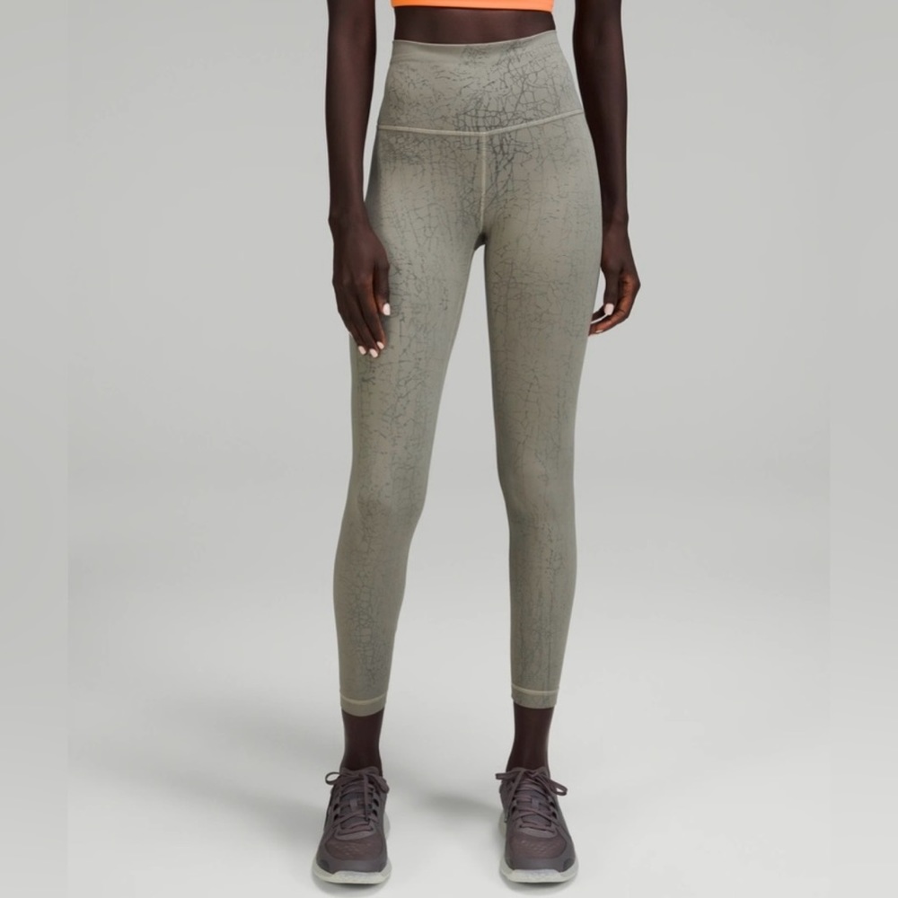 Wunder Train High-Rise Tight 25" Thread Dye Rover Black